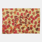 Herbstleaf hört auf altes Papier Geschirrtuch (Horizontal)