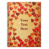 Herbstleaf hört auf altes Papier Notizblock (Vorderseite)