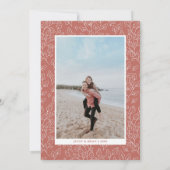 Herbstleaf | Jubiläum der modernen Hochzeit im Her Einladung (Rückseite)