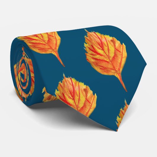 Herbstleaf Krawatte (Gerollt)