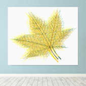 Herbstleaf Leinwanddruck (Insitu (Holzboden))