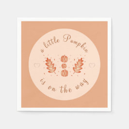 Herbstleaf & Little Pumpkins Kinderdusche Party Serviette