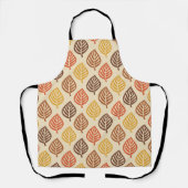 Herbstleaf Muster in Herbstfarben Schürze (Vorderseite)