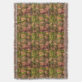 Herbstleaf Muster Moderne Throw Blanket Decke (Vorderseite Vertikal)