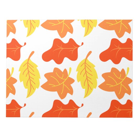 Herbstleaf Notepad Notizblock (Vorderseite)