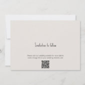 Herbstleaf Rustikale Holzlatte Save the Date Karte (Rückseite)