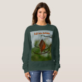 Herbstleaf unter den grünen Blätter Sweatshirt (Vorne ganz)