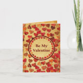 Herbstleaf - Valentinkarte Karte (Vorderseite)