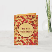 Herbstleaf - Valentinkarte Karte (Vorderseite)