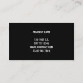 Herbstleaf Visitenkarte (Rückseite)