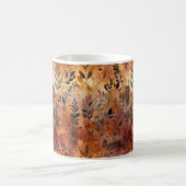 Herbstleaf warme Farben Kaffeetasse (Mittel)