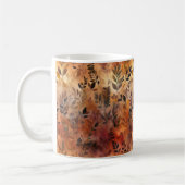 Herbstleaf warme Farben Kaffeetasse (Links)