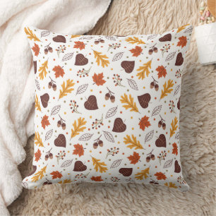 Herbstleaves & Acorns Kissen