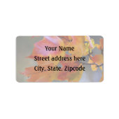 Herbstleaves Adressaufkleber (Vorne)