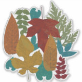 Herbstleaves Aufkleber (Vorderseite)