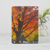 Herbstleaves aus Gelborn Einladung (Stehend Vorderseite)