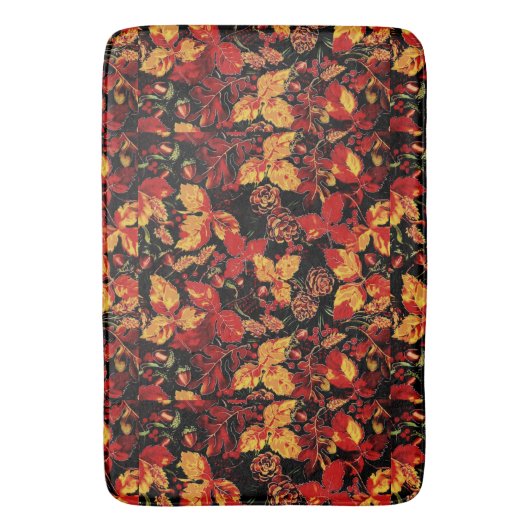 Herbstleaves Badematte (Vorderseite Vertikal)