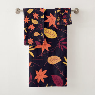 Herbstleaves Badetuch Set Fall