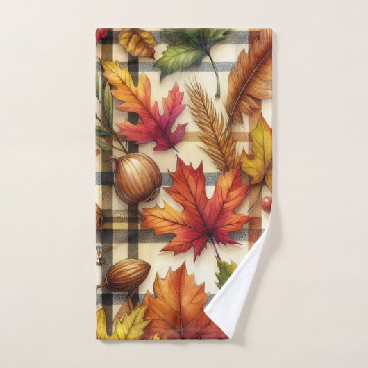 Herbstleaves Badhandtuch Set (Handtuch)
