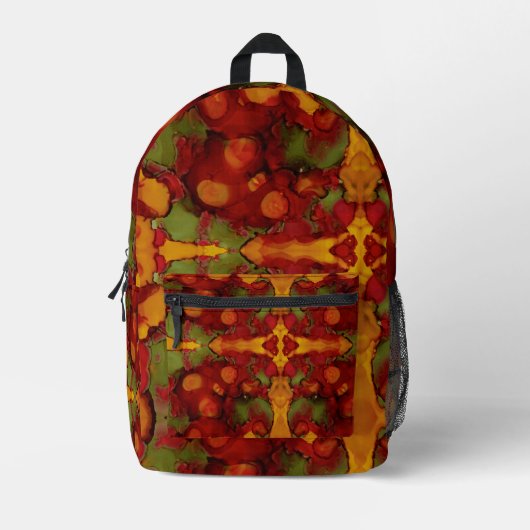 Herbstleaves Bedruckter Rucksack (Vorderseite)