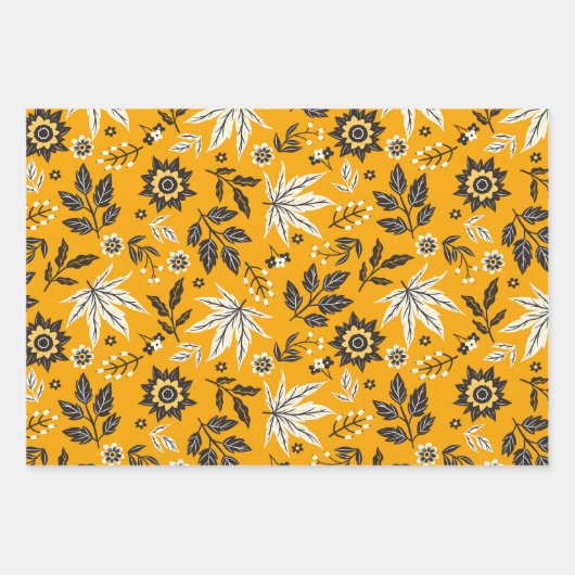 Herbstleaves, Berries & Acorns Geschenkpapier Set (Vorderseite)