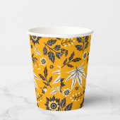 Herbstleaves, Berries & Acorns Pappbecher (Rechts)