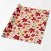 Herbstleaves & Berries Muster Erntedank Geschenke Geschenkpapier (Ungerollt)
