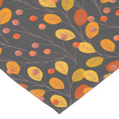 Herbstleaves & Berries Nahtloses Muster Herbst Kurzer Tischläufer (Ecke)