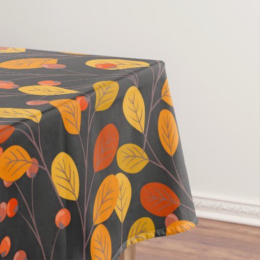 Herbstleaves & Berries Nahtloses Muster Herbst Tischdecke (Beispiel)