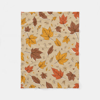 Herbstleaves Blanket Fleecedecke