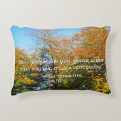 Herbstleaves & Blauer Himmel - Personalisiert Dekokissen