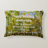 Herbstleaves & Blauer Himmel - Personalisiert Dekokissen