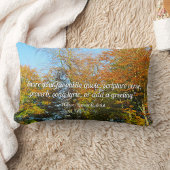 Herbstleaves & Blauer Himmel - Personalisiert Lendenkissen