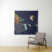 Herbstleaves Bonfire von C Coles Phillips Wandteppich (Beispiel (Horizontal))