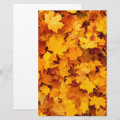 Herbstleaves Briefpapier (Vorne/Hinten)