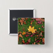 Herbstleaves Button (Vorne & Hinten)