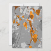 Herbstleaves Dankeskarte (Vorderseite)