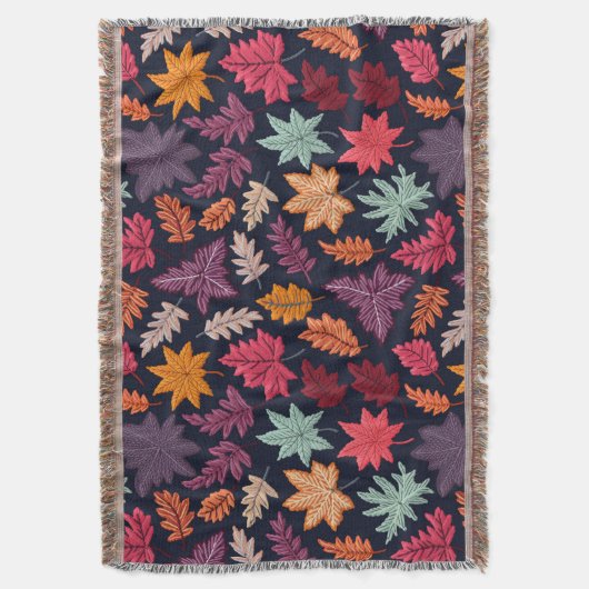 Herbstleaves Decke (Vorderseite Vertikal)