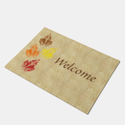 Herbstleaves Doormat Fußmatte (Schrägansicht)