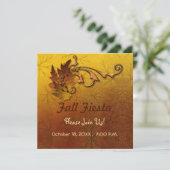 Herbstleaves Einladung (Stehend Vorderseite)