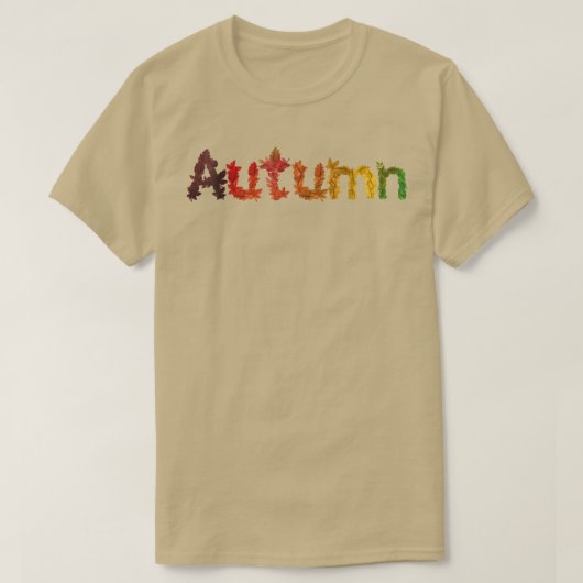 Herbstleaves Fall Unise T-Shirt (Design vorne)
