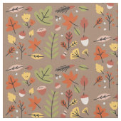 Herbstleaves fallen Gemustert Stoff (Nahaufnahme)