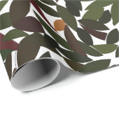 Herbstleaves fallen geschenkpapier (Rolleneckpunkt)