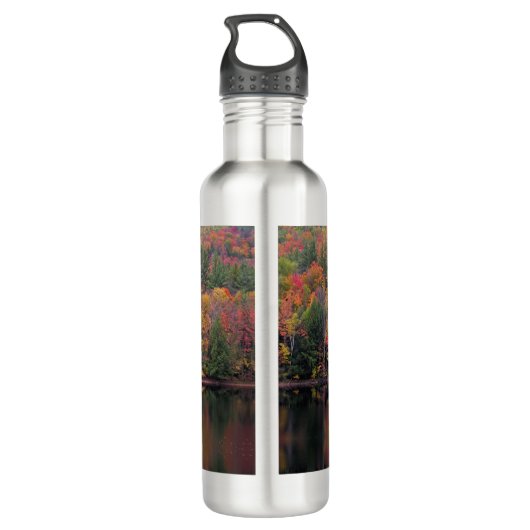 Herbstleaves Fallfarben-Flasche Wasser Edelstahlflasche (Rückseite)