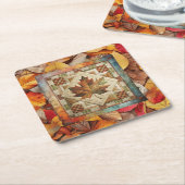Herbstleaves Fallleaf Paper Untersetzer (angewinkelt)