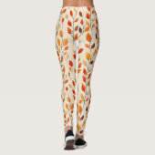 Herbstleaves Fallmuster Leggings (Rückseite)