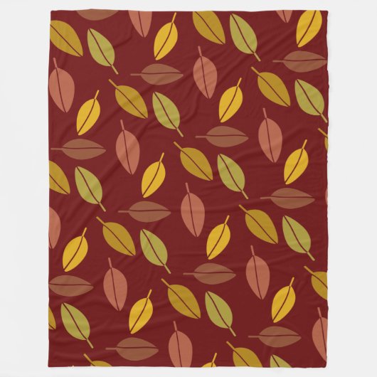 Herbstleaves Fleece Blanket (Vorderseite)