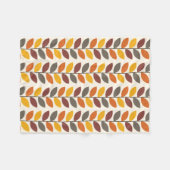 Herbstleaves Fleecedecke (Vorderseite (Horizontal))