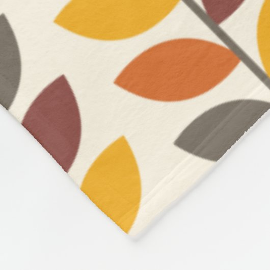 Herbstleaves Fleecedecke (Ecke)