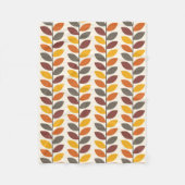 Herbstleaves Fleecedecke (Vorderseite)